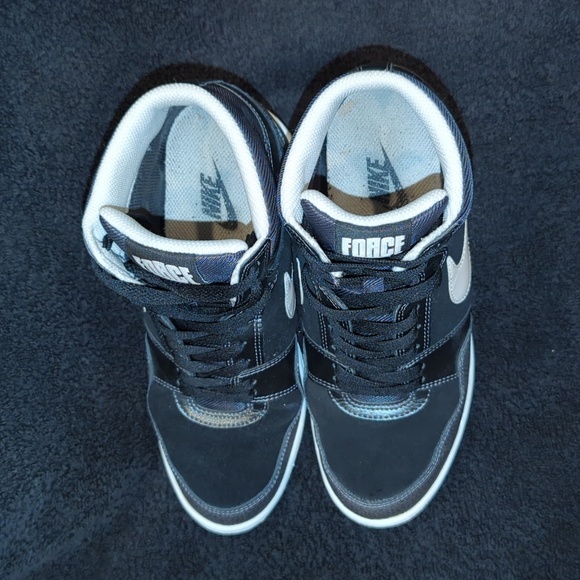 Nike Force Sky High Top Hidden Wedge Sneakers - Picture 7 of 10